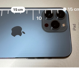 濠江苹果14维修分享如何使用iPhone14测距仪测量身高 